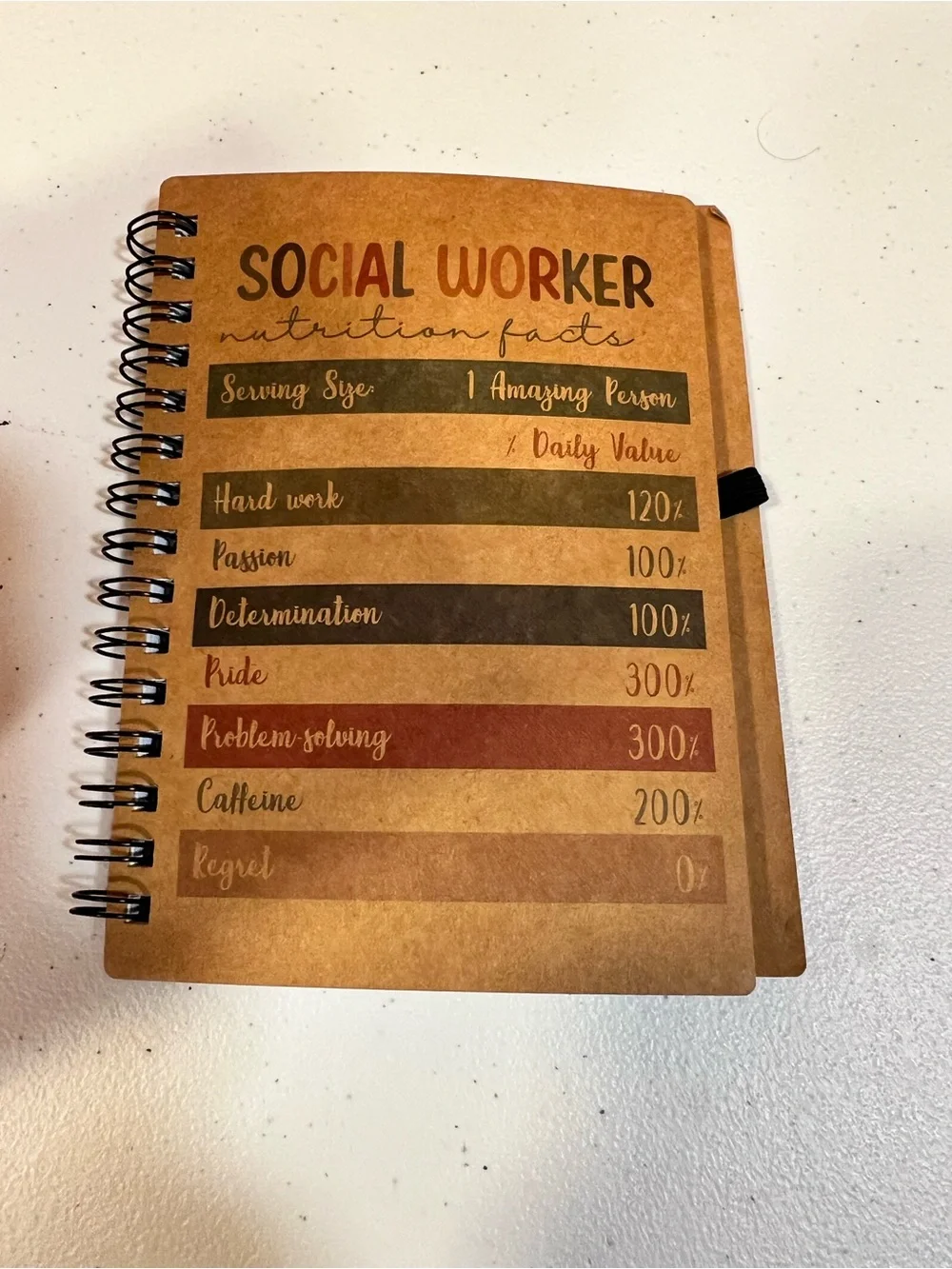 14 Set Social Worker Gifts Spiral Notebooks Journal with Bamboo Ballpoint Pens